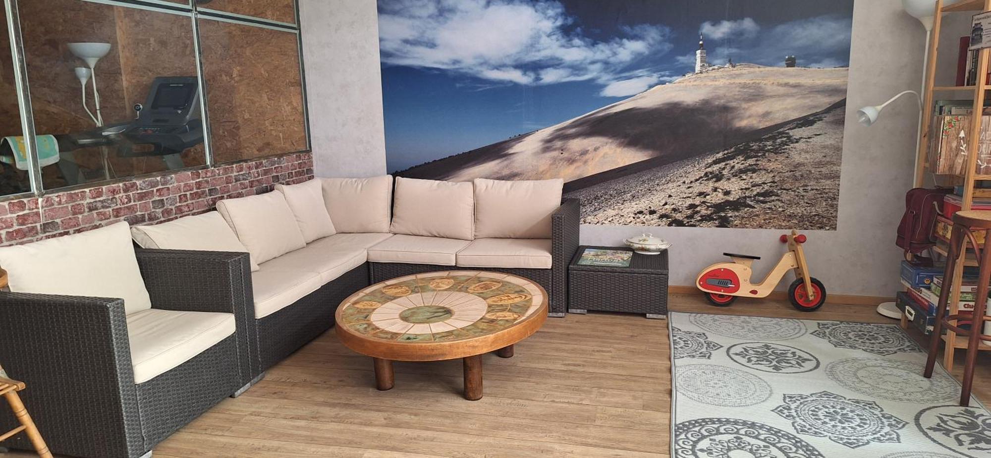 Loft En Duplex Au Mas De La Restanque Lägenhet Monteux Exteriör bild