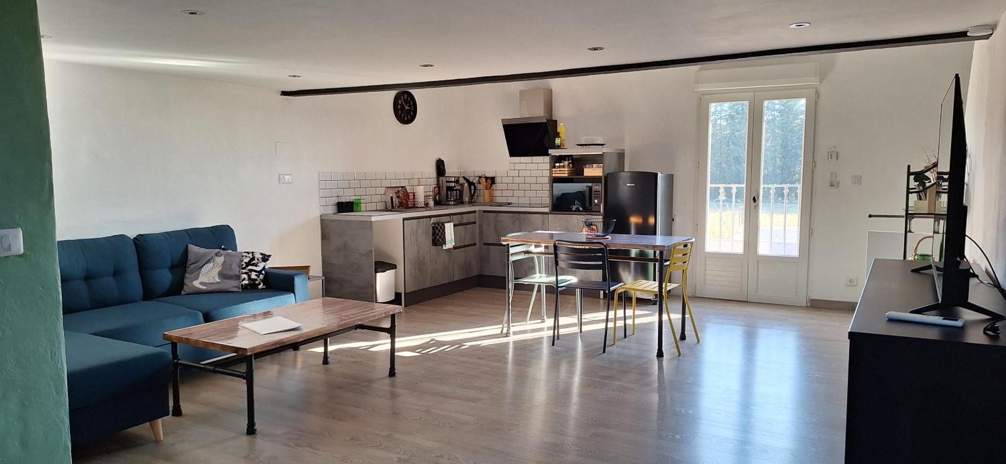 Loft En Duplex Au Mas De La Restanque Lägenhet Monteux Exteriör bild